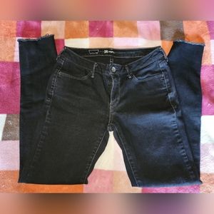 Levi's size 26 XS jeggings black jeans leggings
